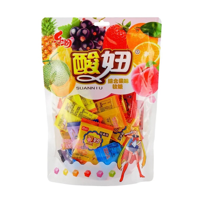 【怀旧零食】乐潮 酸妞 橡皮糖 综合果味软糖 150g
