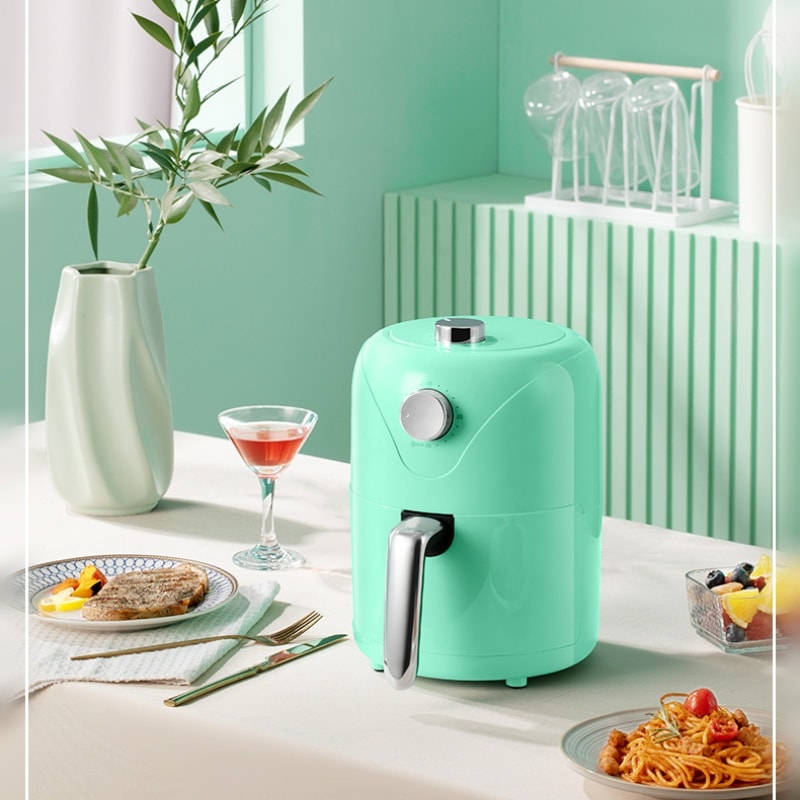 【中国直邮】 亲太太 美规空气炸锅家用小容量迷你便捷无油炸锅  白色 一个装