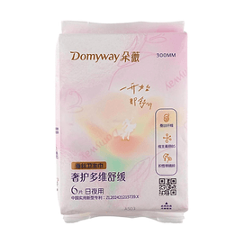 Silk Night Sanitary Pad 300mm 6 pieces【Silk Surface Layer】【Centella Soothing】