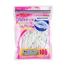 DETALPRO 牙线 超细滑清洁齿缝 便携护理牙线 100支