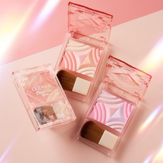 日本CEZANNE倩丽 混合色腮红 多色渐变腮红 4.5g #02 Mood Pink​ 氛围粉【2025NEW】