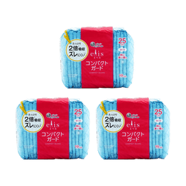 【Value Pack】Compact Feminine Period Pads with Wings, Size3, 57ct
