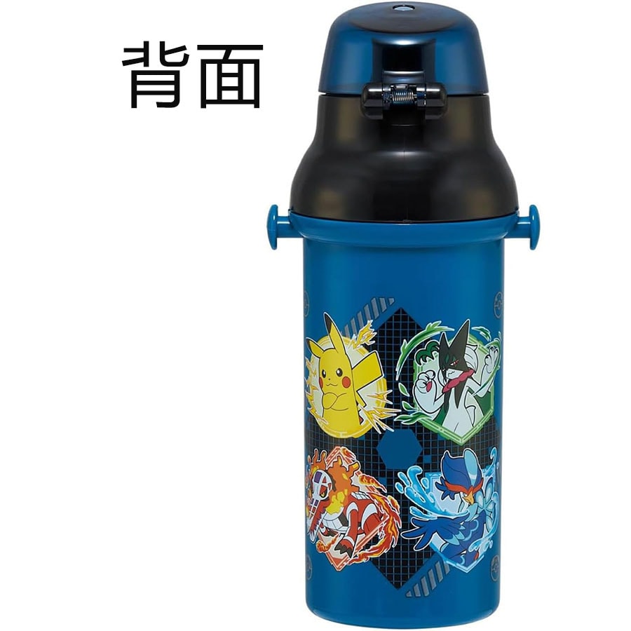 【日本直邮】 日本 SKATER 斯凯达 儿童男孩宝可梦直饮式水壶 轻量便携 抗菌设计 480ml 1 个