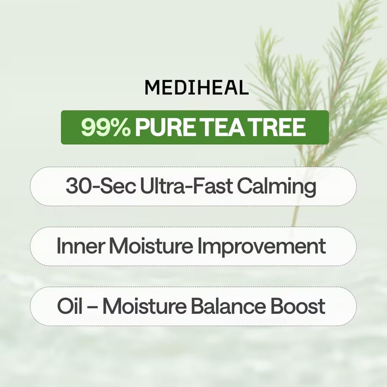 MEDIHEAL Teatree Essential Mask Calming Moisture 10 Sheets 4
