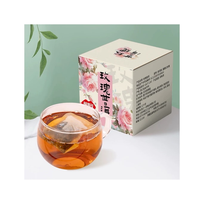 Rose Puer Tea Cold Brew Tea Hot Brew Tea Make Fruit Tea And Milk Tea 12pcs 36g