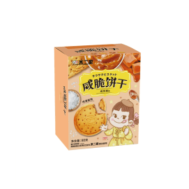 Salty Crispy Biscuits Caramel Flavor 80g*1 Pack