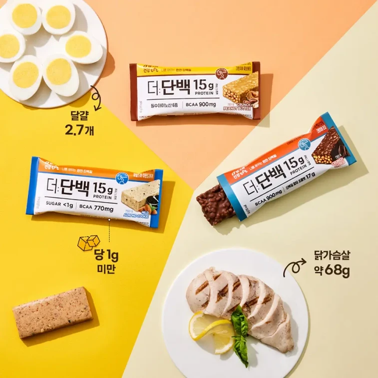 The Protein Bar 1ea 3 Options To Choose (Choco, Peanut Butter, Almond Cookie) The Protein Crunchy Bar #Choco*4bag 5