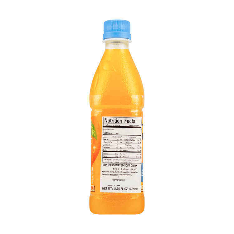 サントリー ノン炭酸飲料 なっちゃんオレンジ 425ml - Yami