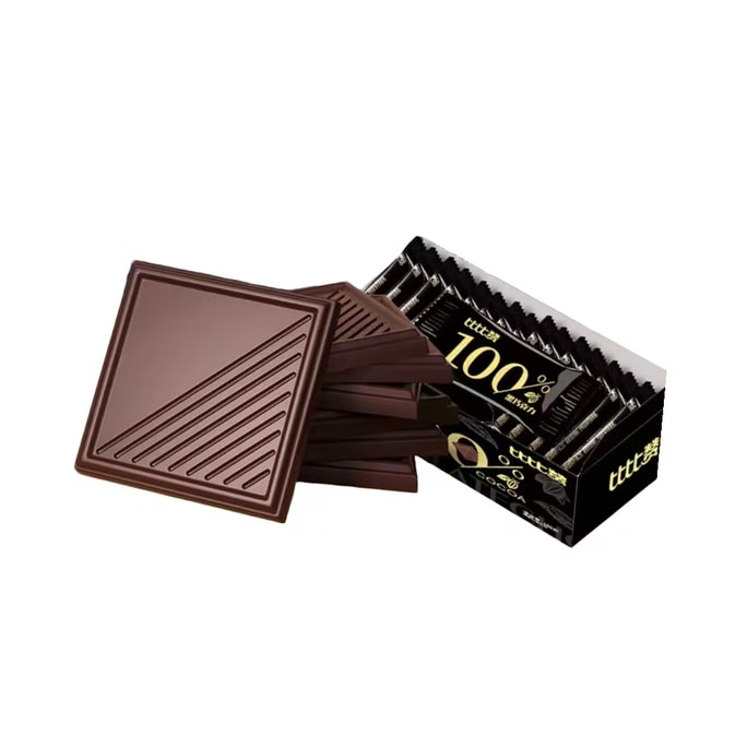 Daily Pure Dark Chocolate, Pure Cocoa Butter Baking Chocolate, 100% Cocoa, 80g x 1 Box