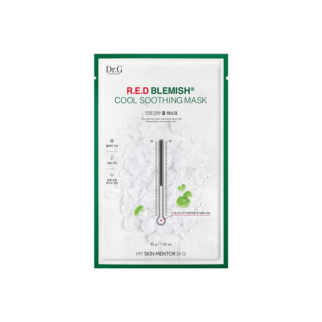 Red Blemish Cool Soothing Calming Mask 30ml*10 Sheets