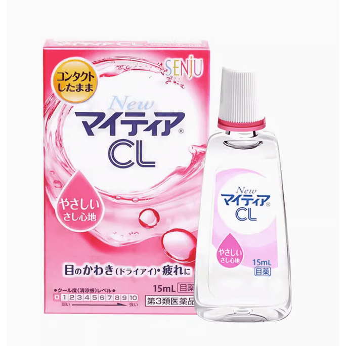 Senju Mytear CL Contact Lenses Eye Drops Mild To Relieve Eye Fatigue 15ml Coolness 0