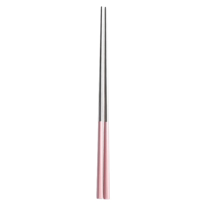 Stainless Steel Chopsticks Pink-silver