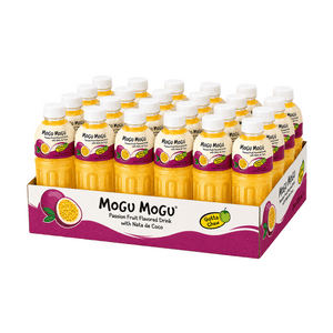 Passion Fruit Drink with Nata de Coco, 10.82 fl oz (320 mL) Bottles, Pack of 24