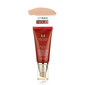 M Perfect Cover BB Cream No.21 Light Beige SPF42·PA+++, 1.69 fl oz.