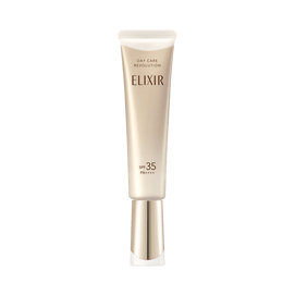 【日本直邮】 日本 Elixir 怡丽丝尔小金管保湿焕白隔离防晒霜 SPF35・PA++++35ml