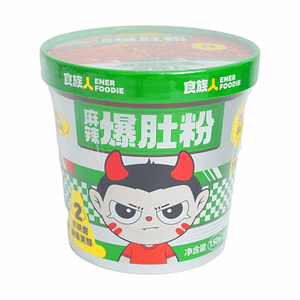 食族人 麻辣素爆肚粉 桶裝 150g【網紅抖音爆款】【新舊包裝隨機發貨】