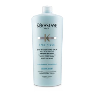 KERASTASE Specifique Bain Riche Dermo-Calm Cleansing Soothing Shampoo (Sensitive Scalp Dry Hair) 1000ml/34oz