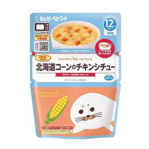 【日本直邮】Kewpie 丘比婴儿食品 北海道玉米鸡肉炖菜 100g