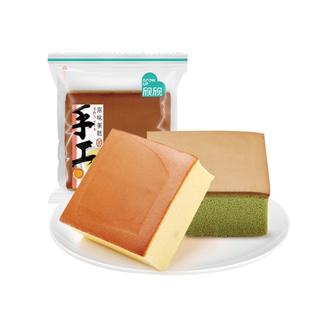 【中國直郵】欣欣食品 手工蒸鮮蛋糕110g*1抹茶口味蛋糕 代餐蛋糕小零食