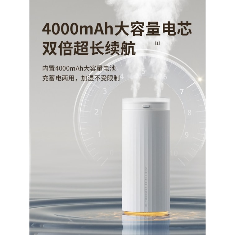 Jisu ホーム加湿器、小型オフィスデスクトップ寝室寮学生ミニポータブルUSB充電式車用芳香剤、妊婦と赤ちゃんのための車用スプレー、保湿 4