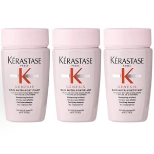 【香港直郵】 法國 KÉRASTASE 卡詩 元氣薑奶瓶盈潤洗髮精 80ml*3 強韌防斷發 控油清潔 保濕滋養 旅行套裝