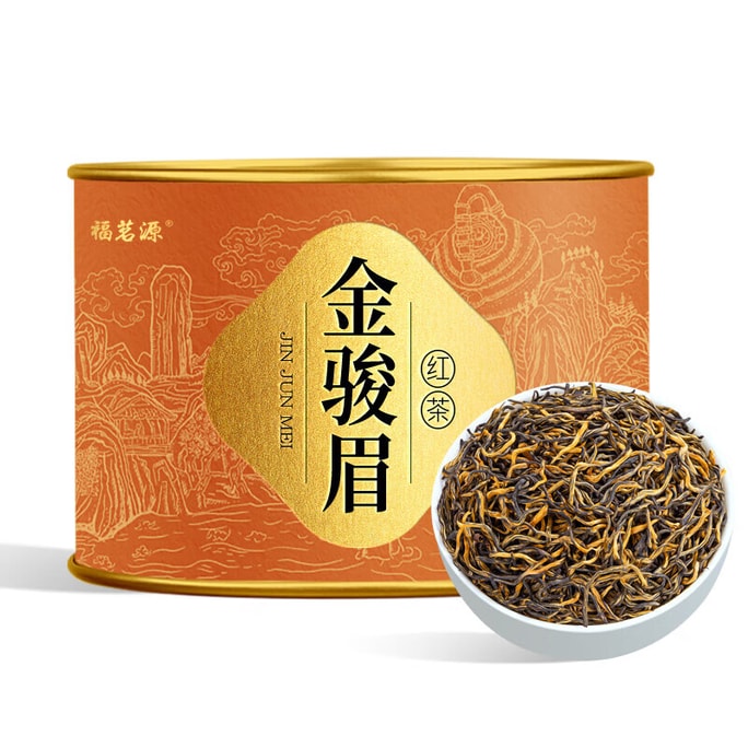 【中国直邮】 福茗源 金骏眉红茶 浓香型特级2025新茶春茶嫩芽罐装100g