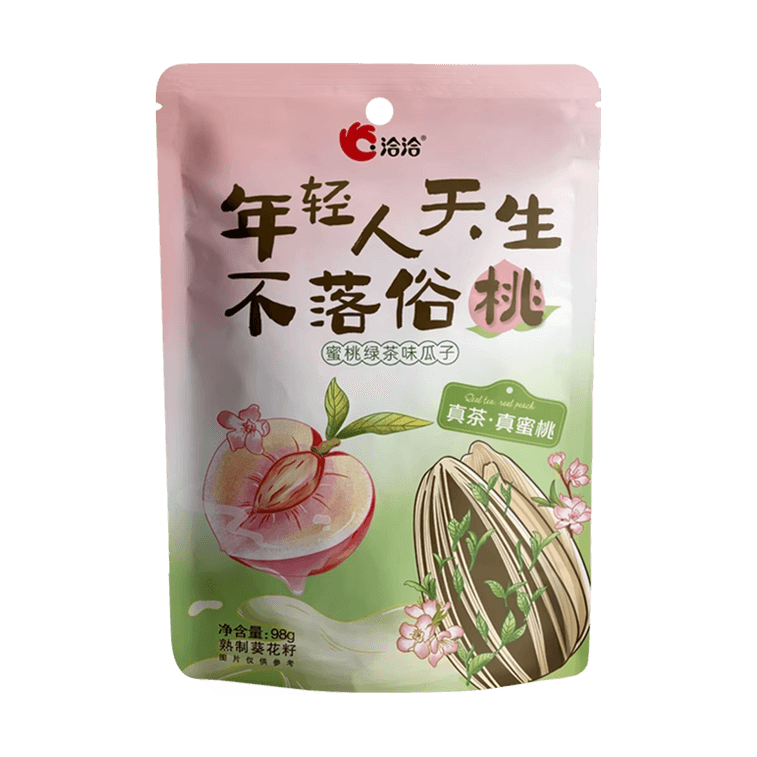 복숭아 녹차맛 볶은 해바라기씨 100g (3.46oz)【계절 한정 맛】 3