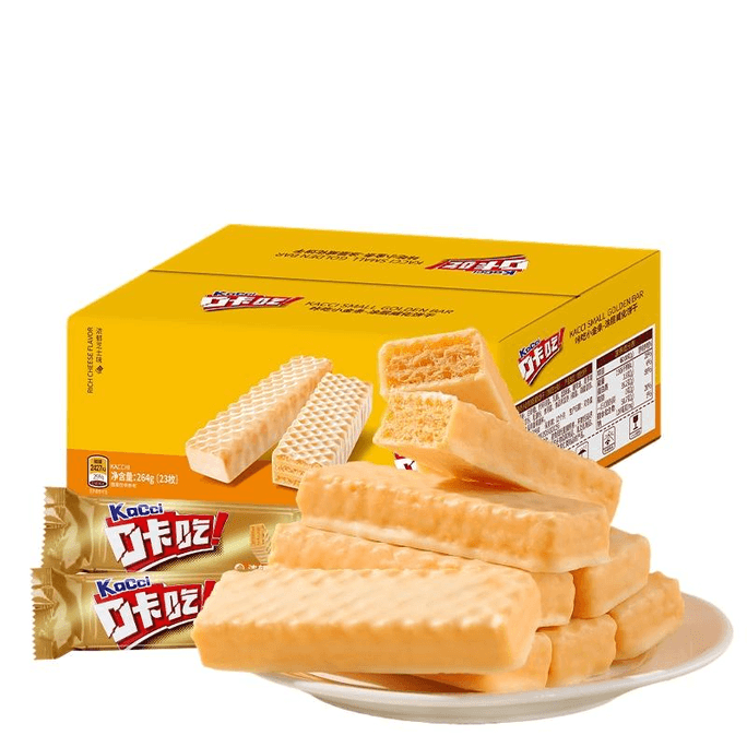 Hongyikaka Eating Small Gold Bars, Weihua Biscuits,Office Student Leisure Snacks, Afternoon Tea Snacks 264g * 1 Box