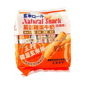 台湾黑熊 五粮能量玄米卷 谷物能量棒 160g