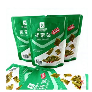 良品鋪子 裙帶菜 海白菜 海帶開袋即食 海唇菜 160g 辣下飯菜