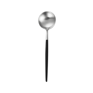 304 Stainless Steel Spoon Black+silver