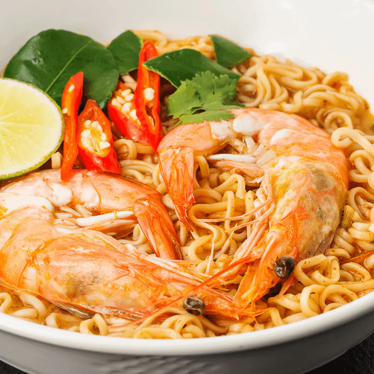 MAMA Tom Yum Shrimp Instant Noodle 90g*6【6 Packs】 - Yami.com