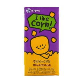韩国YONSEI延世牌 玉米牛奶 190ml【可做玉米拿铁】【营养早餐】