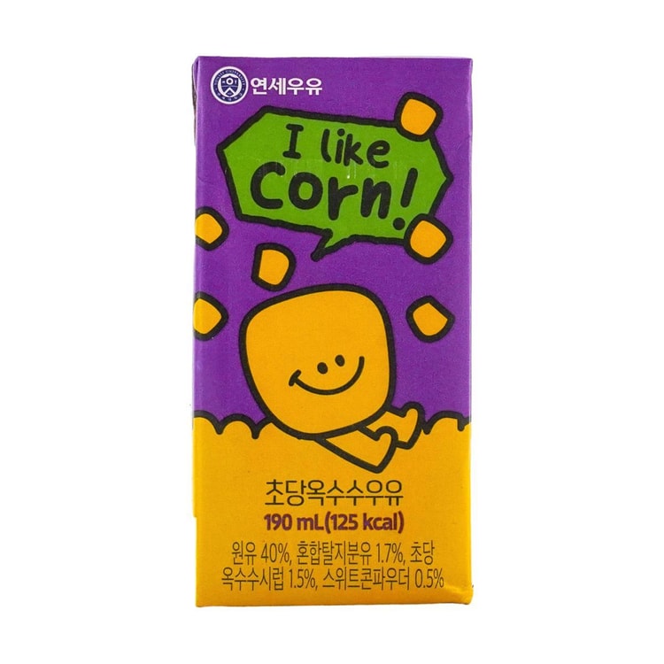 yonfa クーコーベスト　milk YONSEI Milk Corn Flavor, 6.42 fl oz【Nutritious Breakfast Milk