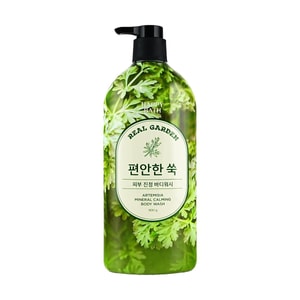 韩国爱茉莉HAPPYBATH 花园芬芳系列沐浴露-艾草 900g