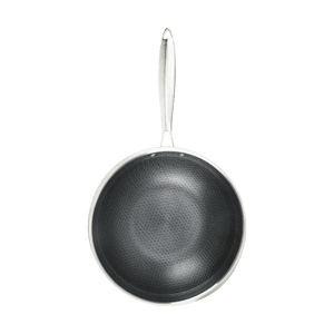 Honeycomb Stainless Steel Non-Stick Wok 28cm