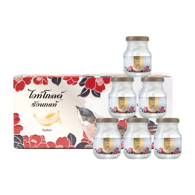 태국 플래티넘 버드네스트 [로열 트리뷰트] 인스턴트 버드네스트 무설탕 초고함량 5.88% 75mlx6