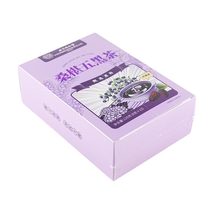 北京同仁堂北京同仁堂興安保健桑葚五黑茶8g*15包- Yami