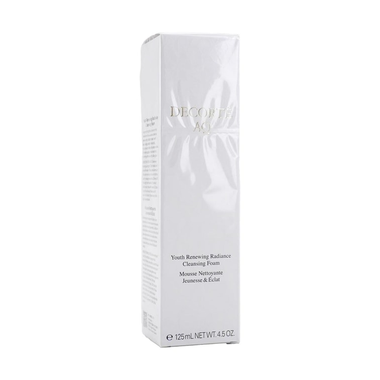 日本COSME DECORTE黛珂 AQ 亮澤空氣潔面霜 毛孔淨透微粒泡棉洗面乳 125g 去角質污垢 毛孔抗衰 水潤彈性透亮 4