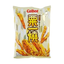 日本CALBEE卡樂比 粟一燒 玉米脆薯條 燒烤口味 80g