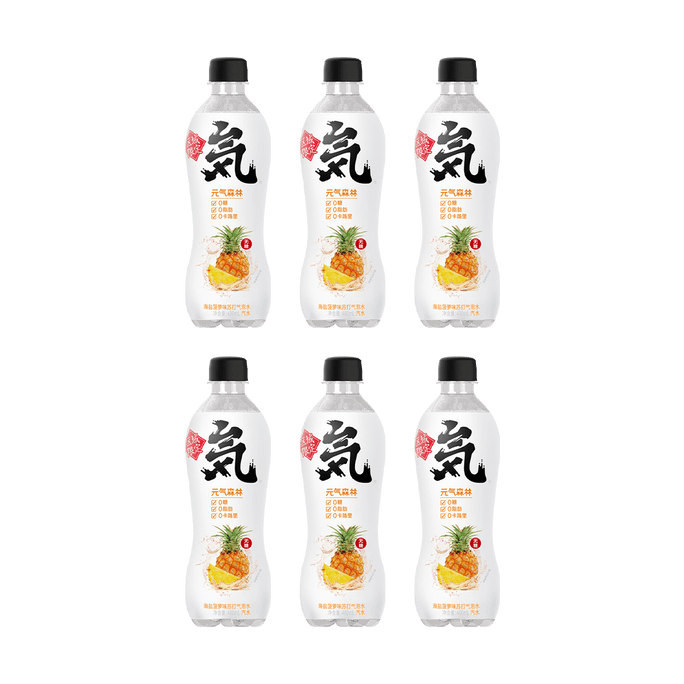 【Value Pack】Pineapple Sea Salt Sparkling Water - 6 Bottles* 16.23fl oz