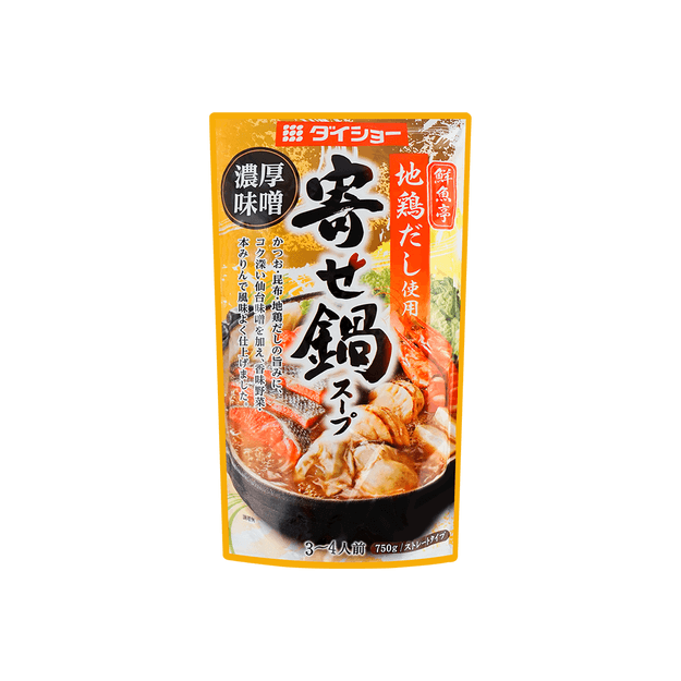 商品详情 - DAISHO 火锅汤底 日式鸡汁味噌  750g - image  0