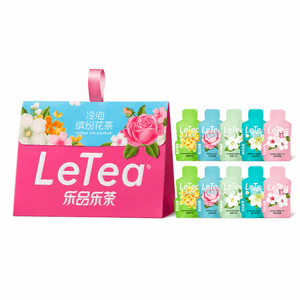 【 Lusi Same Style 】 LeTea Cold Tea Bag Flower Tea Fruit Tea Bag Tea Tea Bag Hand Gift Colorful Original Leaves 丨 Five Flavors, 10 packs * 1 bag In Total
