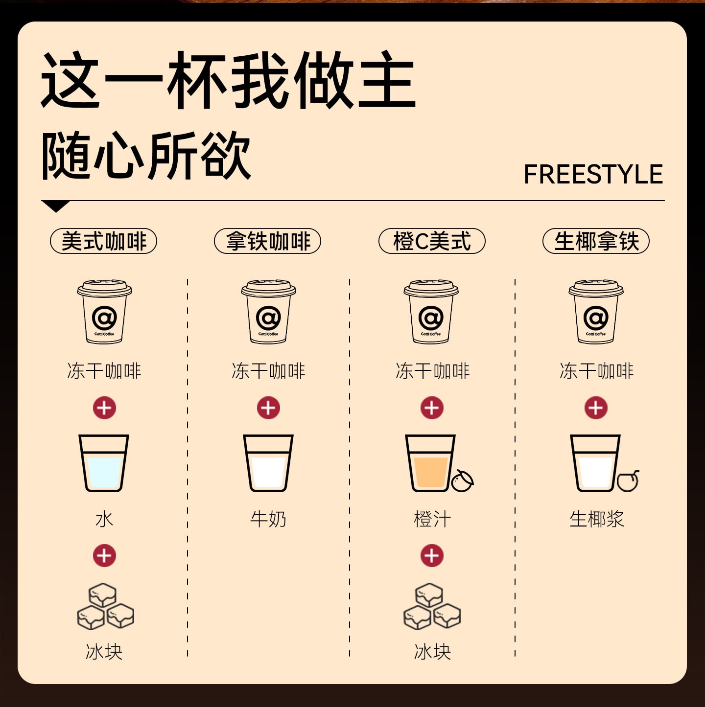 【中国直邮】 东方甄选 【库迪咖啡】冻干咖啡 冷热即溶咖啡粉 焦糖可可风味【挂耳+冻干套装 (铂金精选挂耳5袋+金奖深烘冻干即溶20个)】 2g*20颗