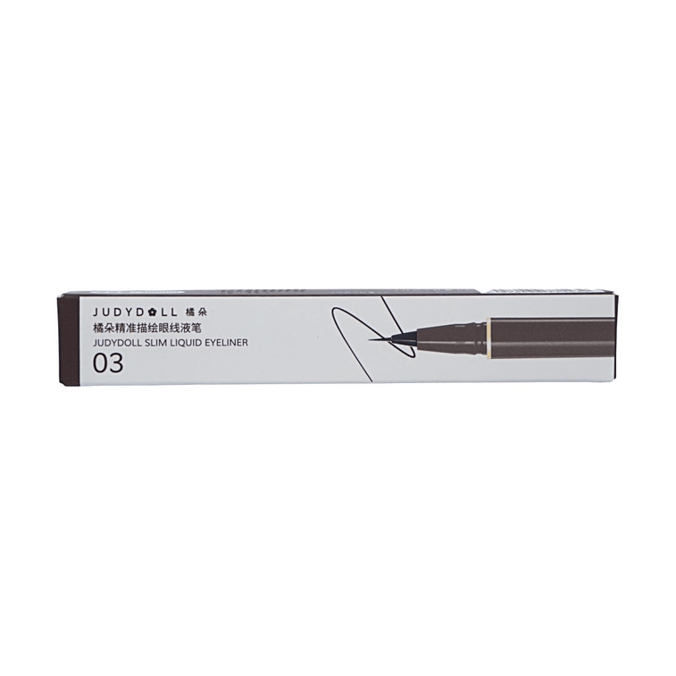 JUDYDOLL橘朵 精雕笔0.014mm 新升级极细眼线液笔 防水不晕染持久 #03冷茶棕 温柔质感 柔和眼眸  4