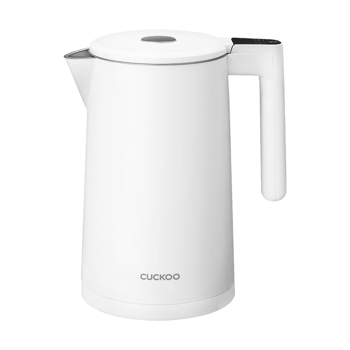 304 Stainless Steel Electric Kettle White 57.49 fl oz CK-C170TW Precise Temperature Double-Wall 12-Hour Keep-Warm