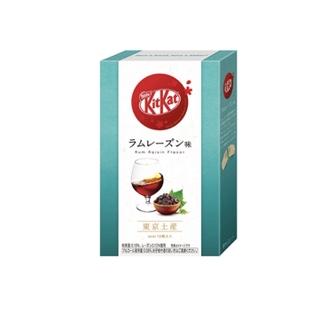 【日本直邮】日本名菓 KIT KAT地域限定系列 东京朗姆葡萄干风味巧克力威化 10枚装