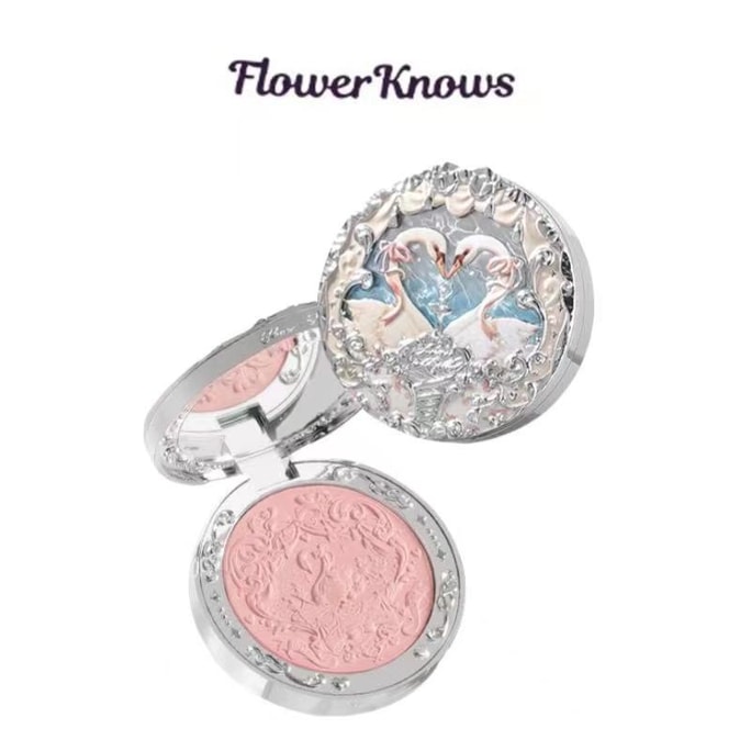 Flower Know Swan Ballet Velvet Mist Relief Blush Swell Matte Finish 5g