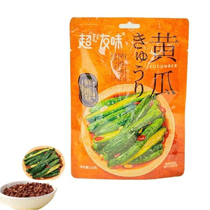 Super Gong Cai Dried Cucumber Ready-To-Eat Cold Dish, Flavorful Pickles 125g*1 Bag