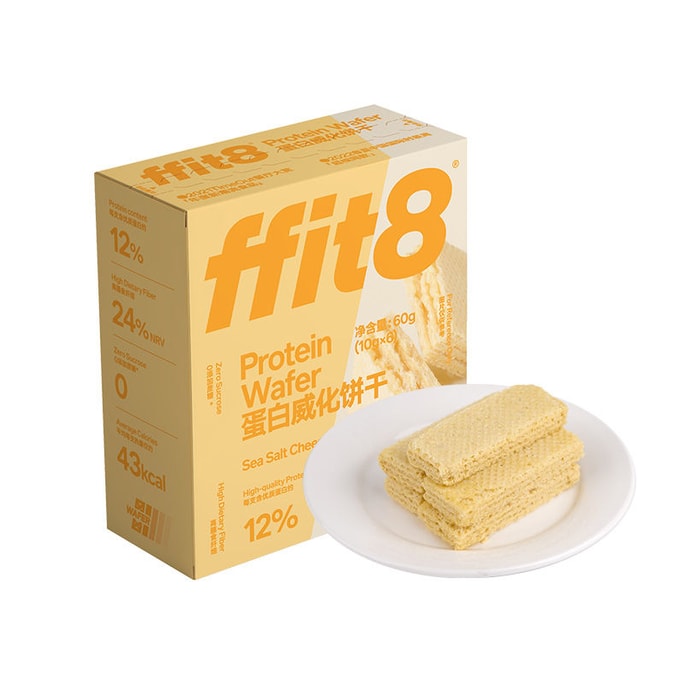 Protein wafer cookies 10g*6  pieces 1  box